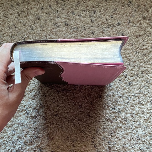 Pink and Brown Faux Leather Holy Bible (NASB Translation) - Picture 7 of 13